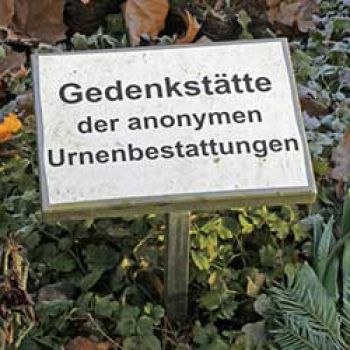 Anonyme Bestattung